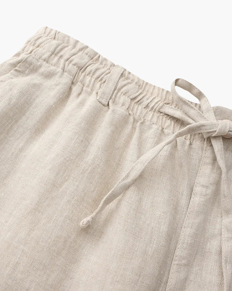 The Vineyard Linen Short – Subtle Refinement in Natural
