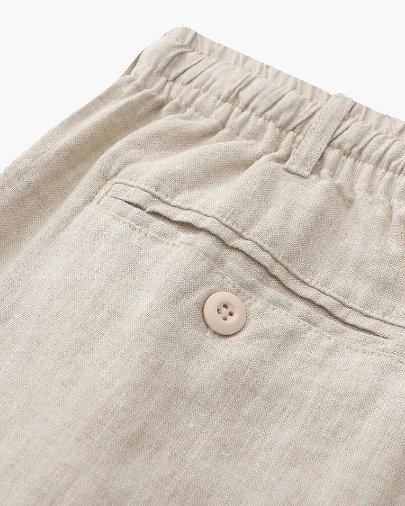 The Vineyard Linen Short – Subtle Refinement in Natural