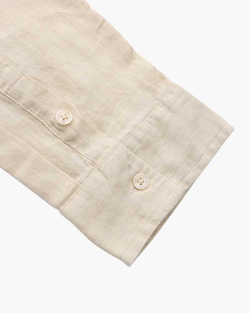The Southampton Linen Shirt – Effortless Refinement in Natural