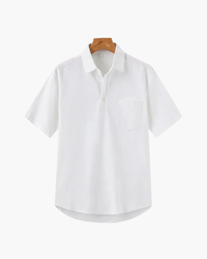 The Ashford Polo – Quiet Sophistication in Pure White