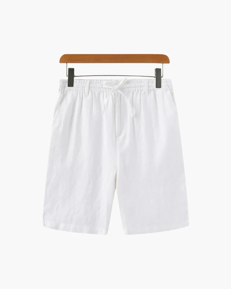 The Harbour Linen Short – Quiet Sophistication in Pure White