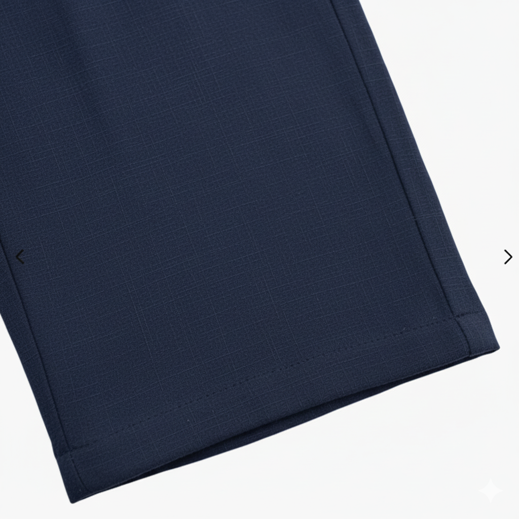 Capri Linen Trousers – Deep Navy