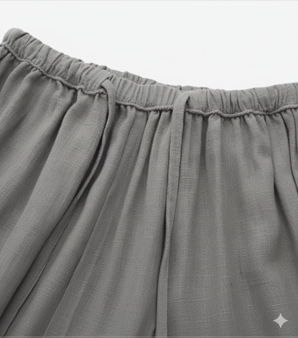 Lugano Linen Trousers – Ash Grey