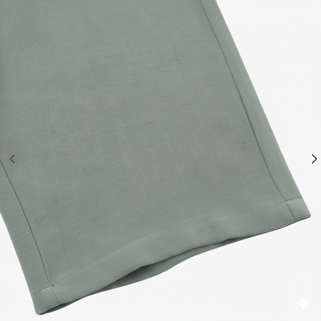 The Amalfi Trouser – Effortless Grace in Coastal Sage