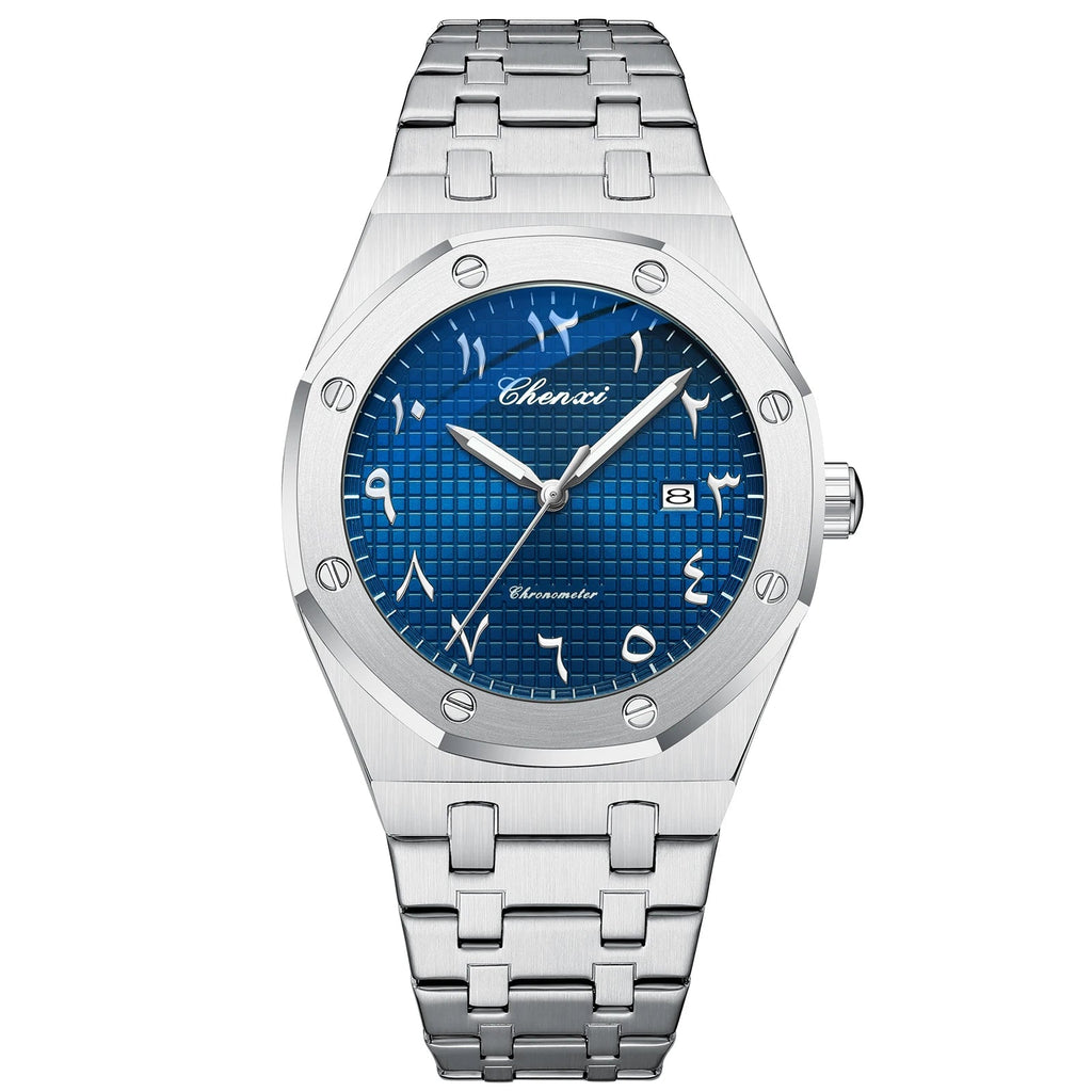 Arabic Numeral Dial Watch — Refined Style with Cultural Elegance