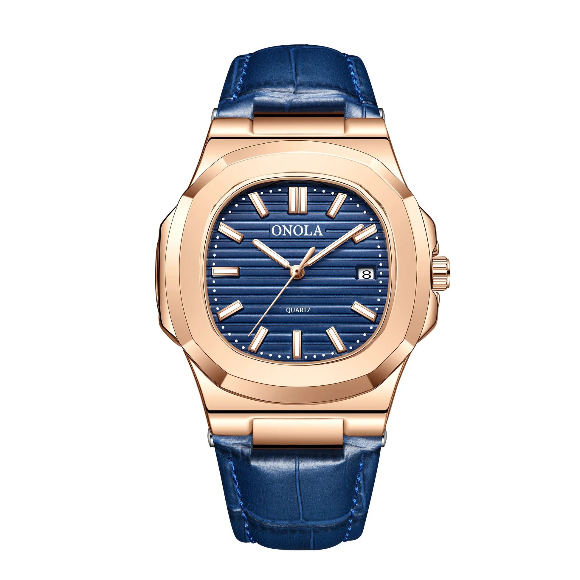 Leather Luxury Quartz Watch — Understated Sophistication in Motion
