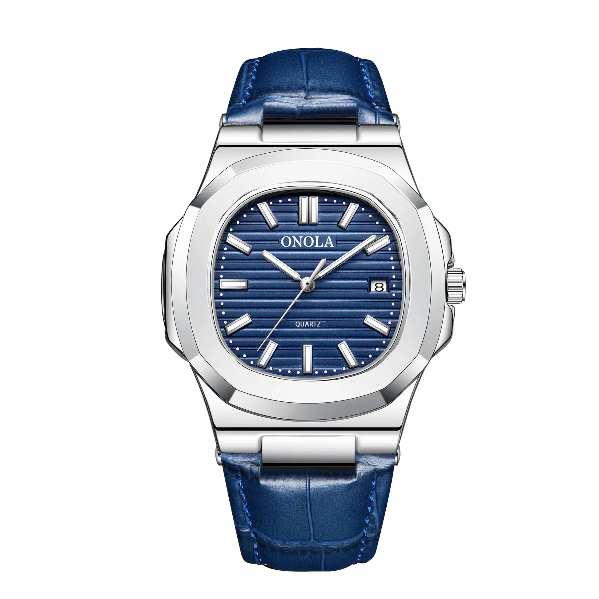 Leather Luxury Quartz Watch — Understated Sophistication in Motion