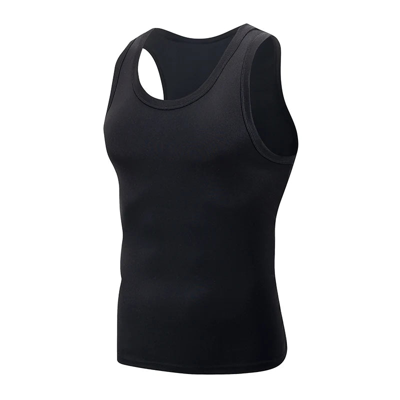 The Amalfi Tank – Discreet Power in Midnight Black