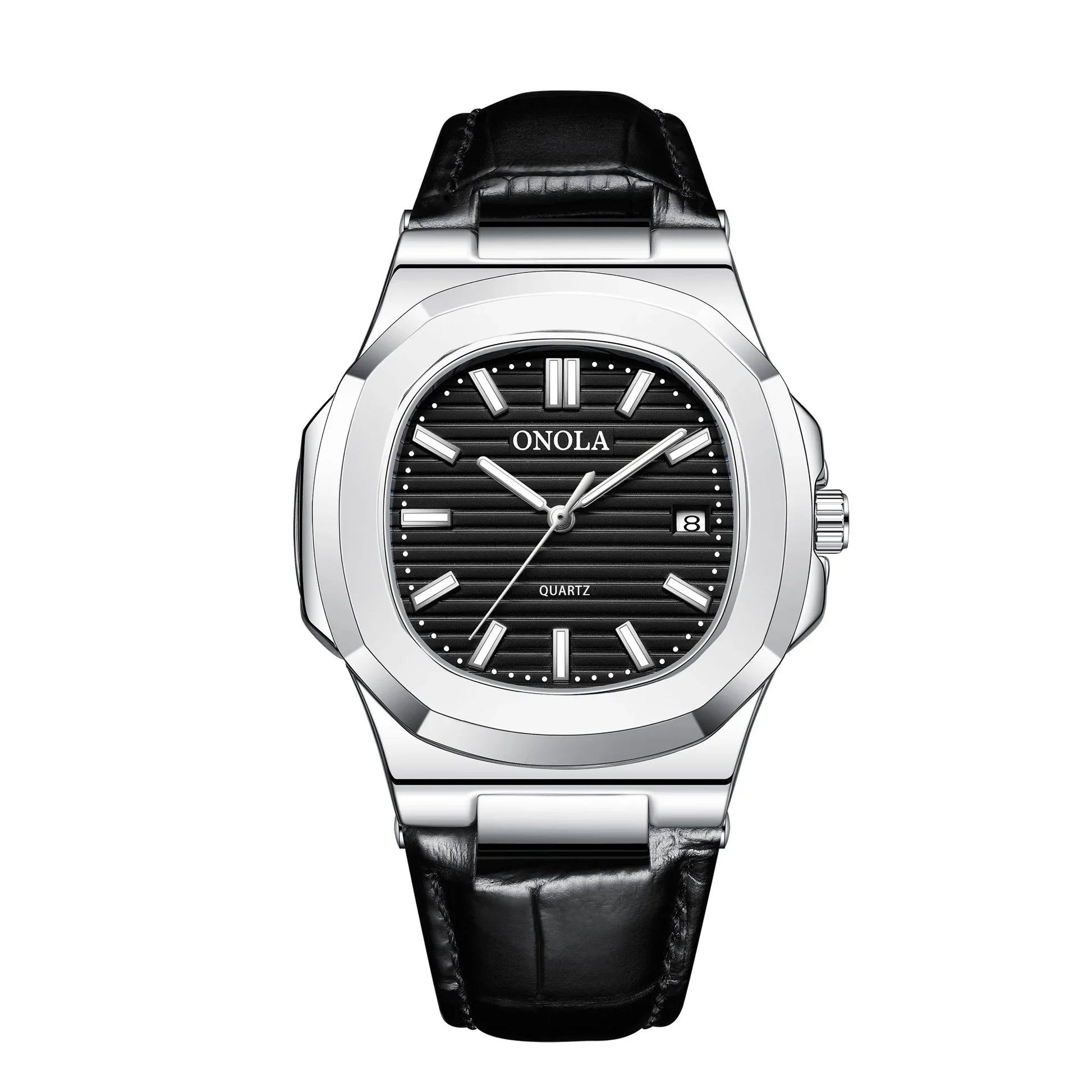 Leather Luxury Quartz Watch — Understated Sophistication in Motion