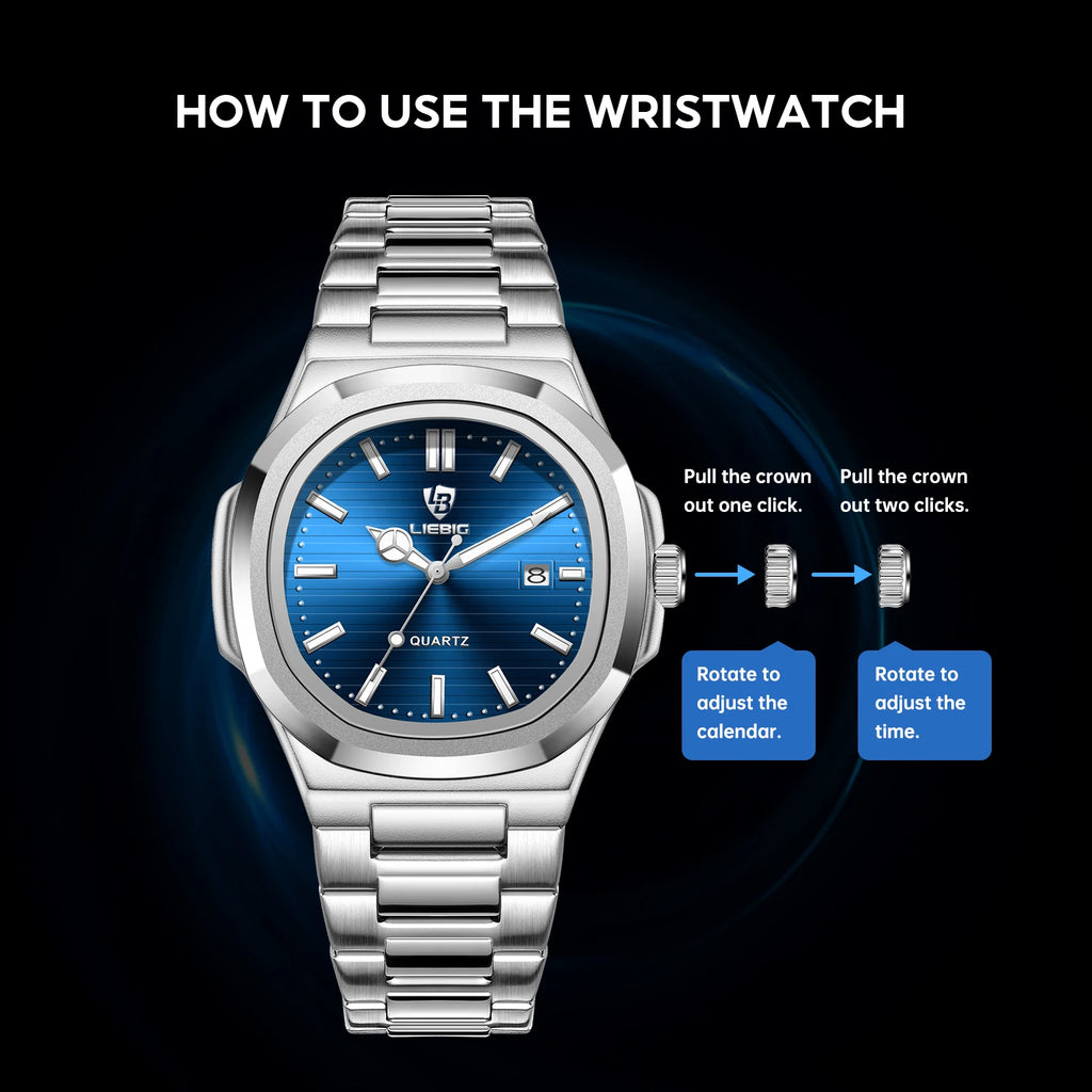 Classic Stainless Steel Quartz — Elegance in Everyday Precision